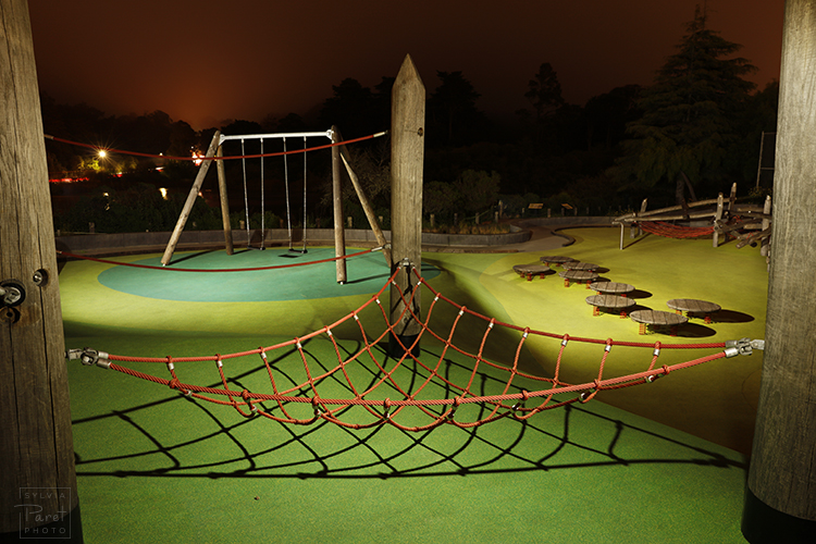 Sylvia Paret Photo Places(San Francisco) Series Obstacle Ropes_They Got Trapped In The Red